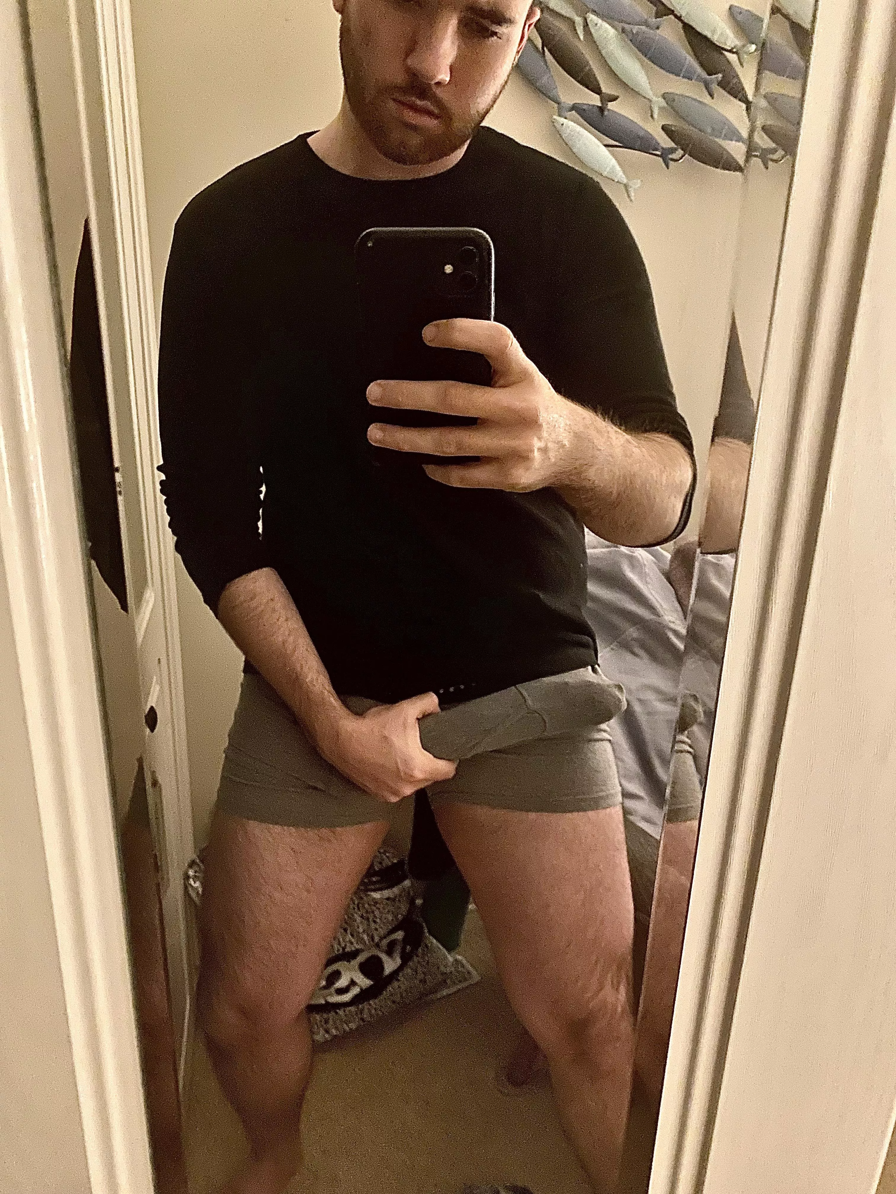 Every post an item of clothing comes off… how’s your patience😜 message me for a sneak peak 😉😘