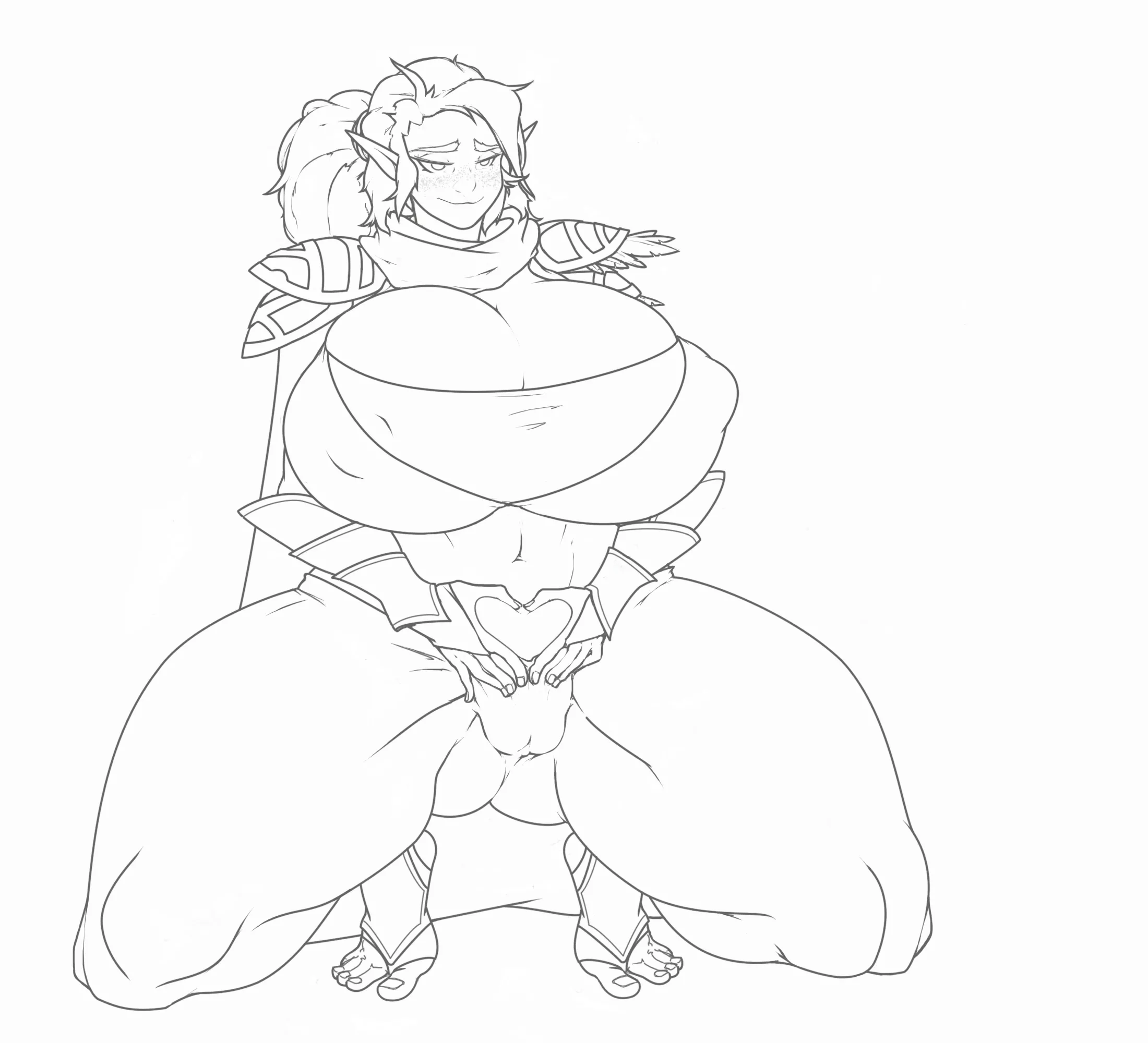 Extra Thick Windrunner Squatting Extra Thick Windrunner Squatting