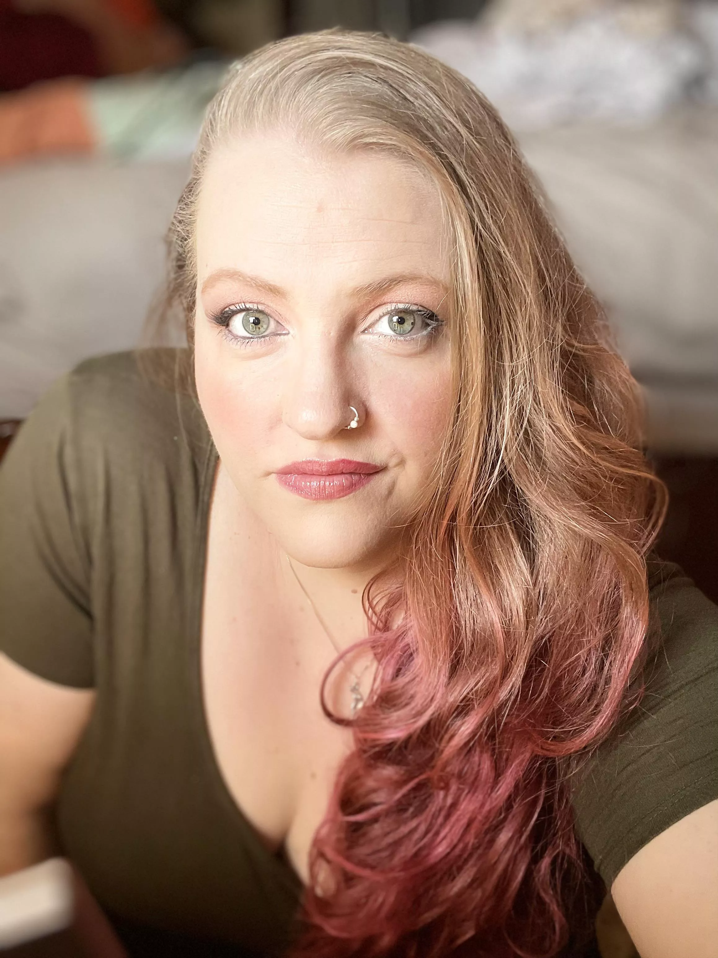 Eyes matching my shirt today!