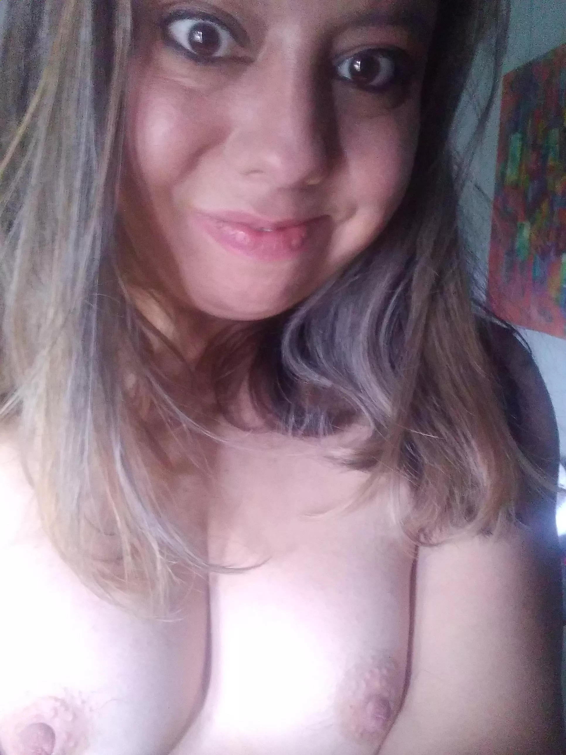 (f) almost 40. I'm super nervous. are my boobies too small. should I get breast implants?or do you guys like them how they are. please rate them and comment what you guys think.