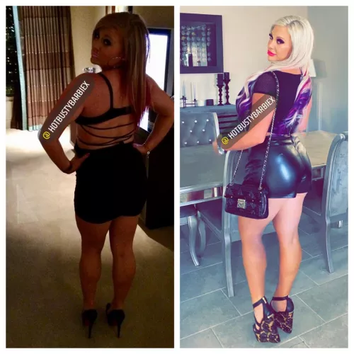 ��?☺[F] Bef8re and after my bimbofication process! What do you think? NSFW