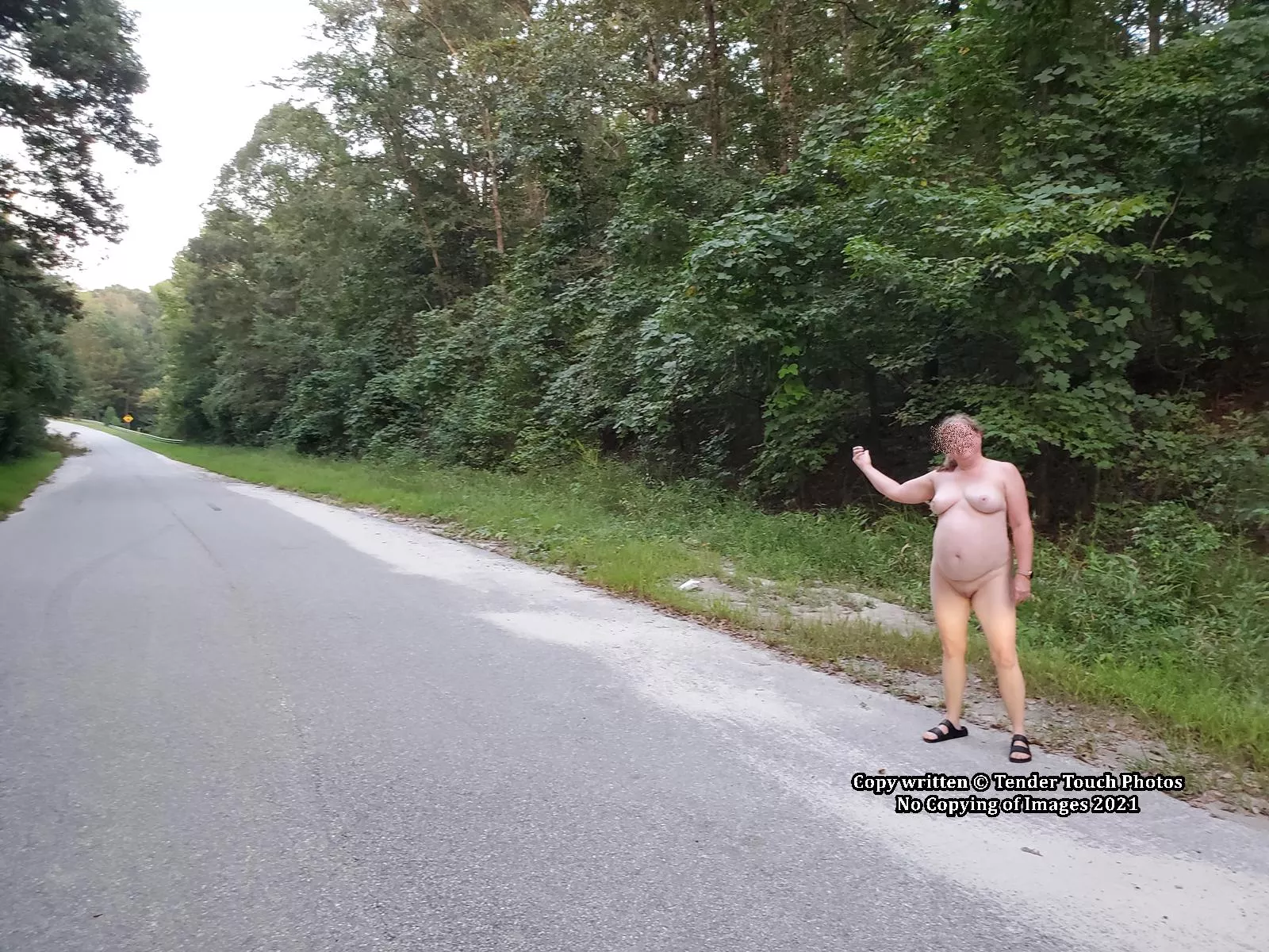 Nude Hitchhiking