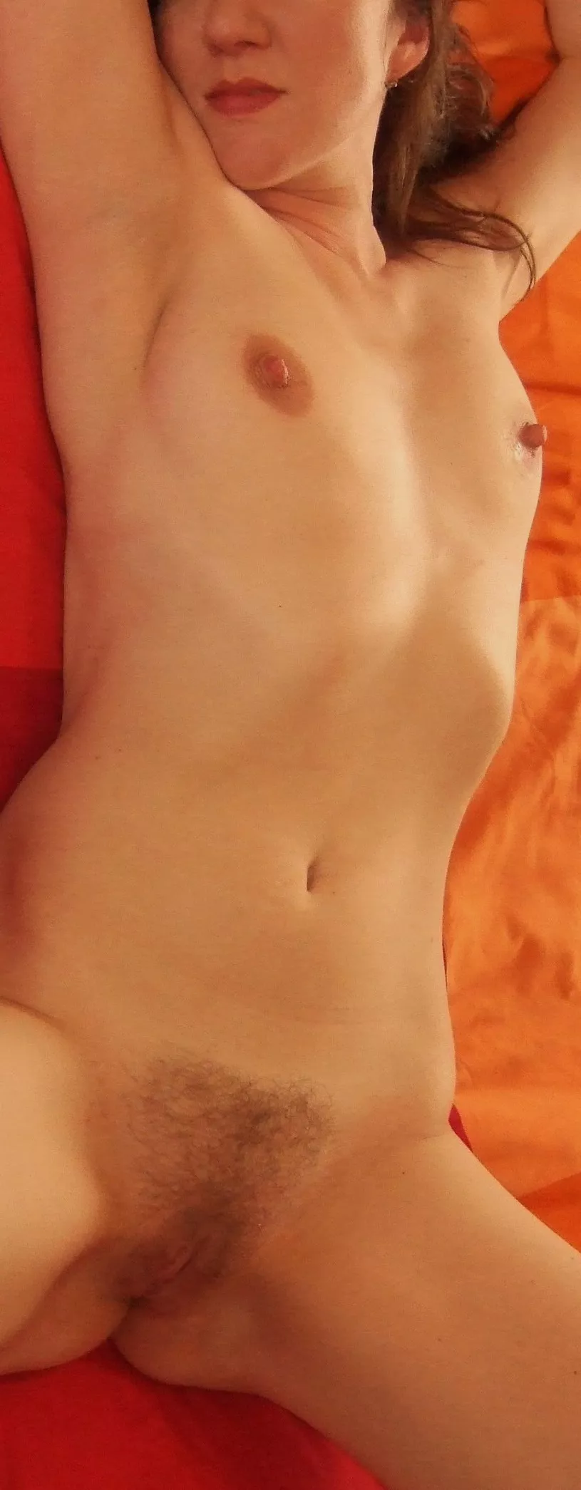 [f]45 Any love for my small boobs and bush on here?