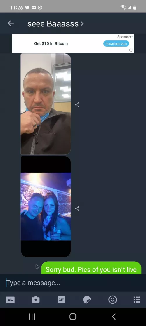 ⚠️ Fair Warning ⚠️ This guy posts a lot here & this is what you get when you try to verify. Laughable! I'm an honest trader who never ever saves, screenshots, takes pics with another device, etc but couldn't pass on putting this out there. ⚠️ Fair Warning ⚠️ This guy posts a lot here & this is what you get when you try to verify. Laughable! I'm an honest trader who never ever saves, screenshots, takes pics with another device, etc but couldn't pass on putting this out there.