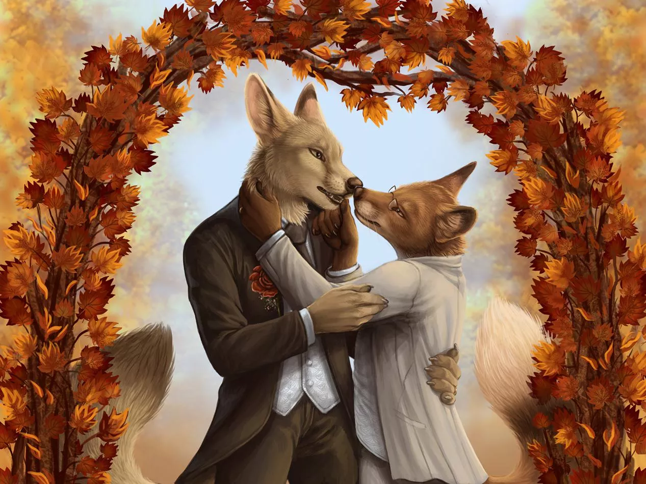 Fall wedding (art by Rukis)
