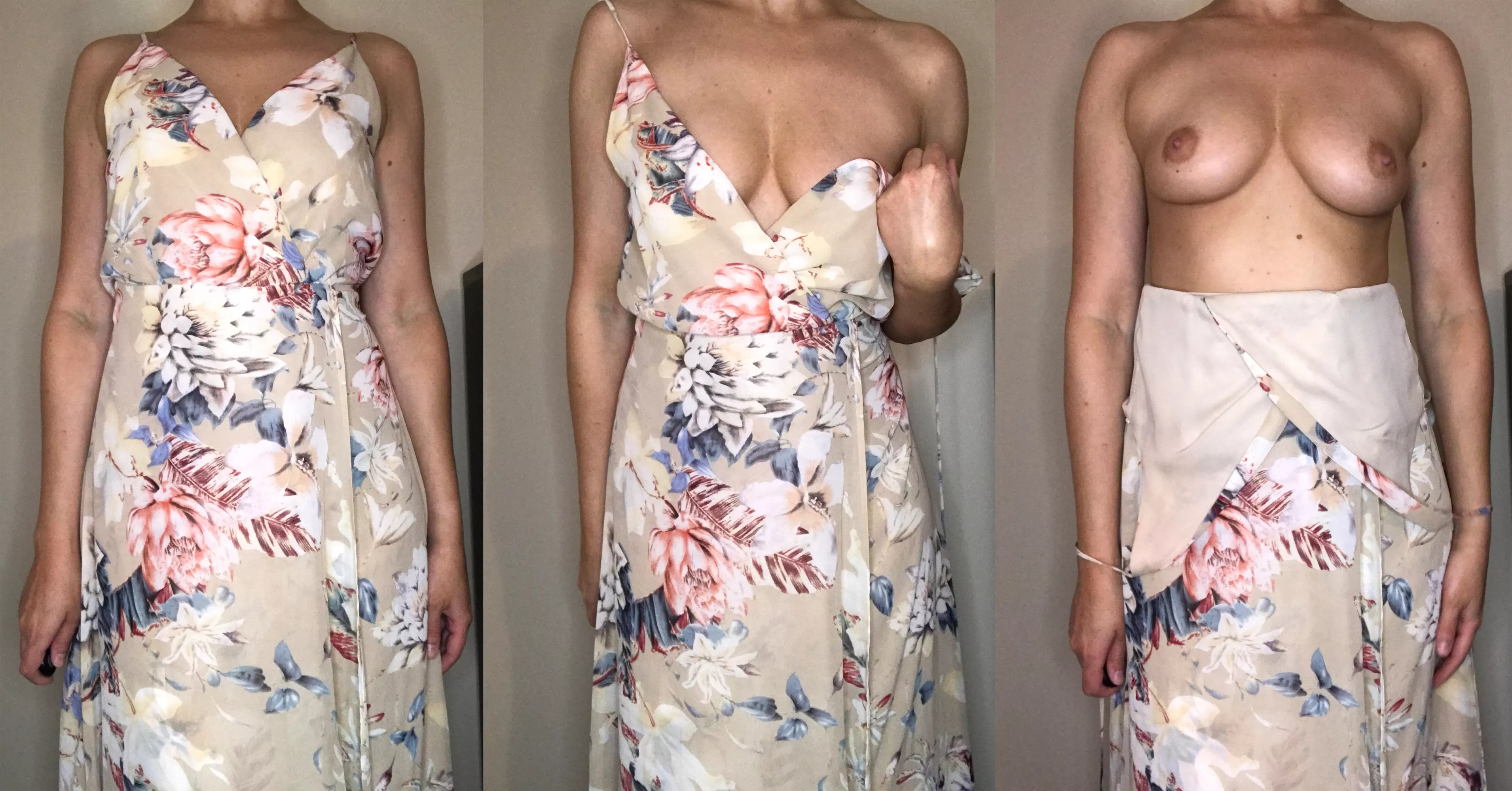 Falling out of my floral dress Falling out of my floral dress