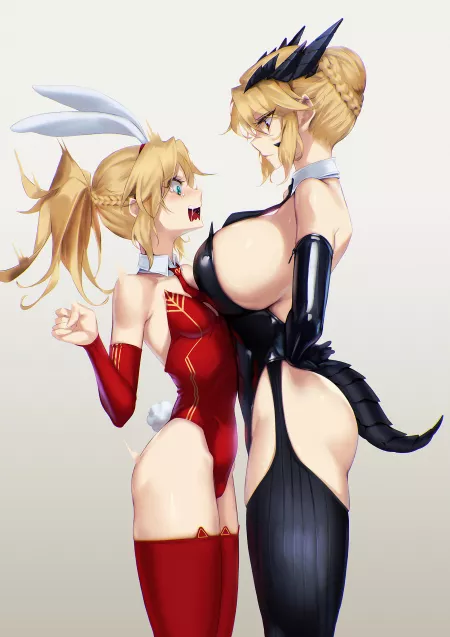 Father & Son Bunny girls~♥ Father & Son Bunny girls~♥