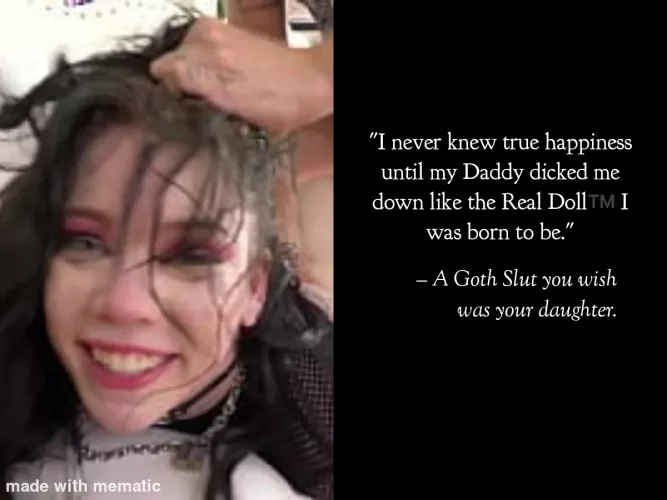 (F/D) My Baby Girl said something truly inspired today.