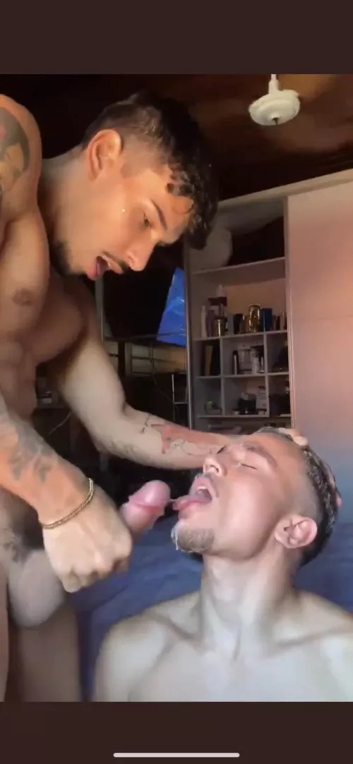 Feeding him 🥵