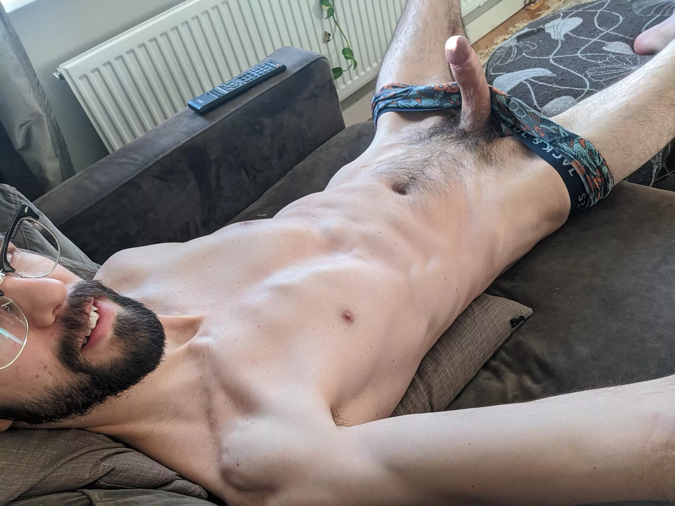 Feel free to remove my undies the rest of the way if you wish