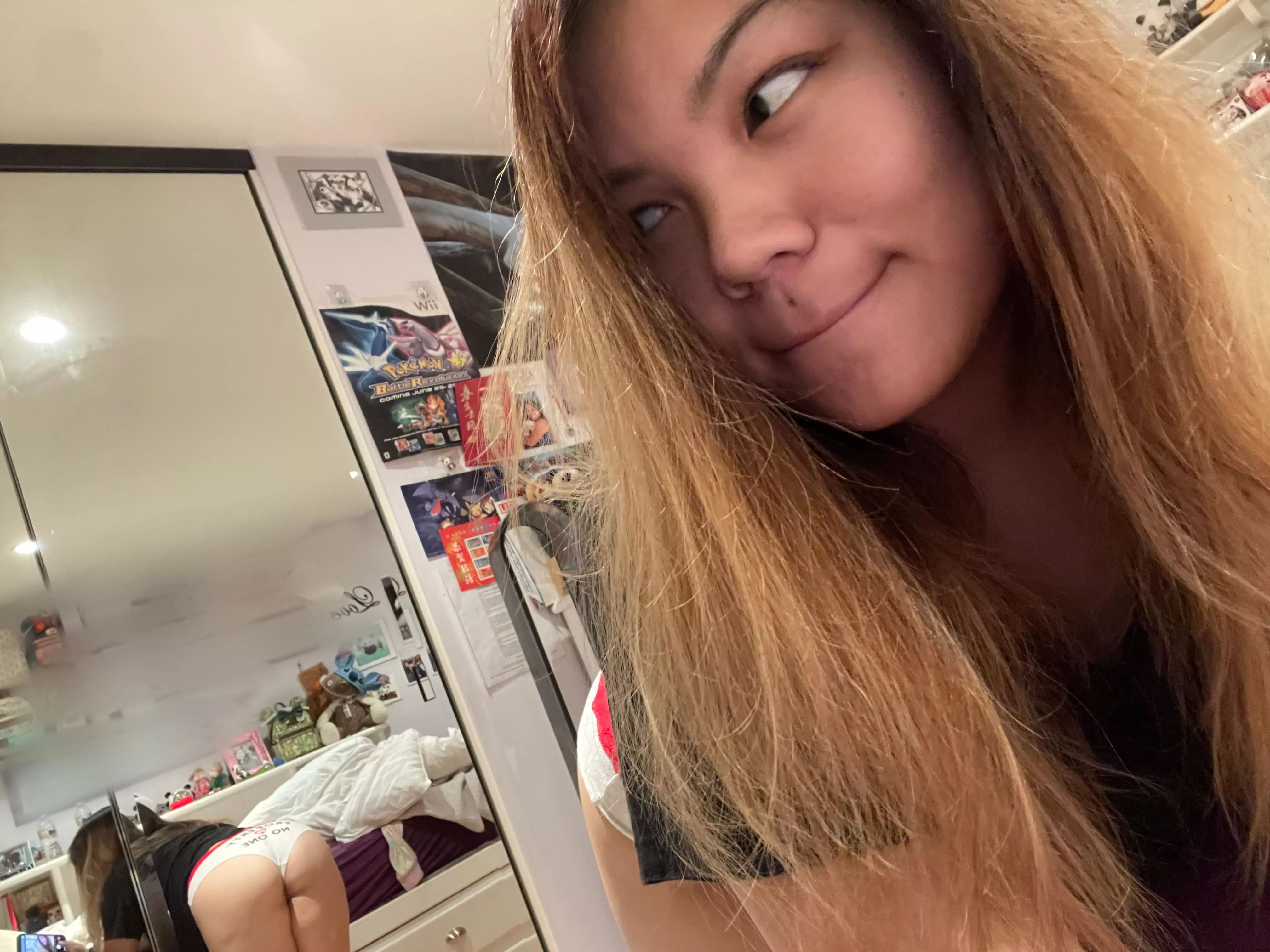 Feeling a little mischievous 🙇🏼‍♀️