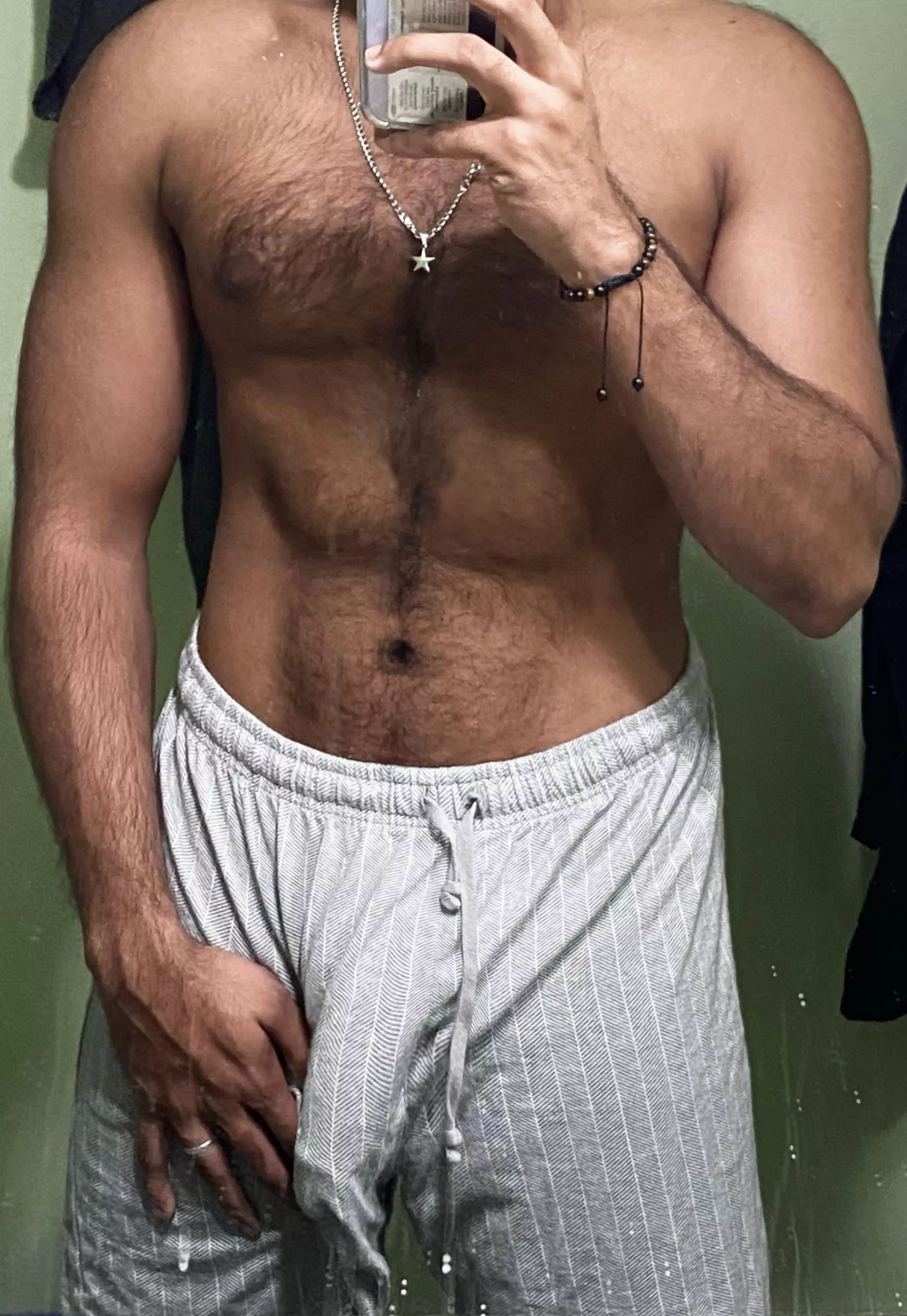 feeling horny in these boxer shorts