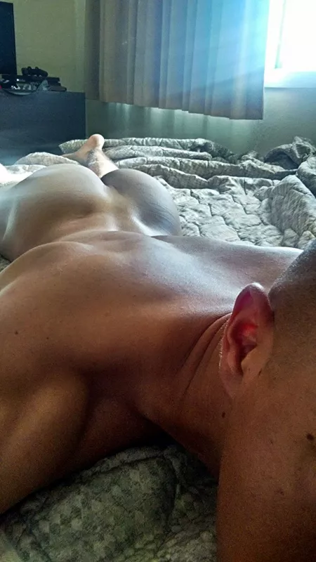 Feeling (m)yself after my morning workout.