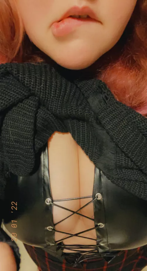 Feeling sassy in leather