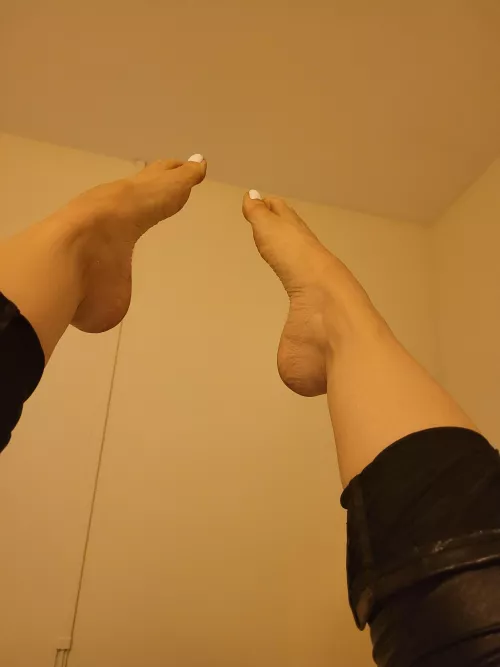 Feet up in the air Feet up in the air