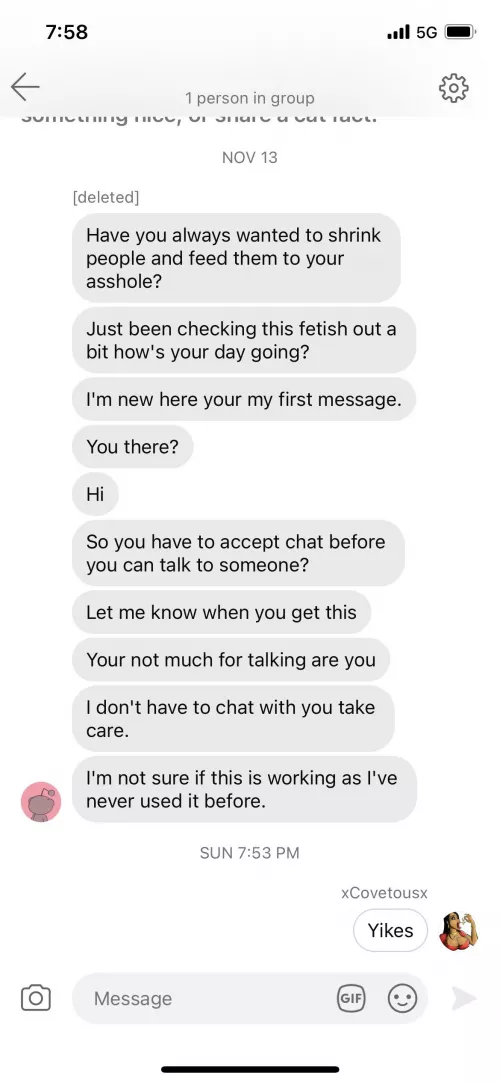 Fellas, just because I don’t get back to you doesn’t mean I’m ignoring you. Life happens like that. This behavior is just cringy and uncalled for. Chill🤷🏽♀️