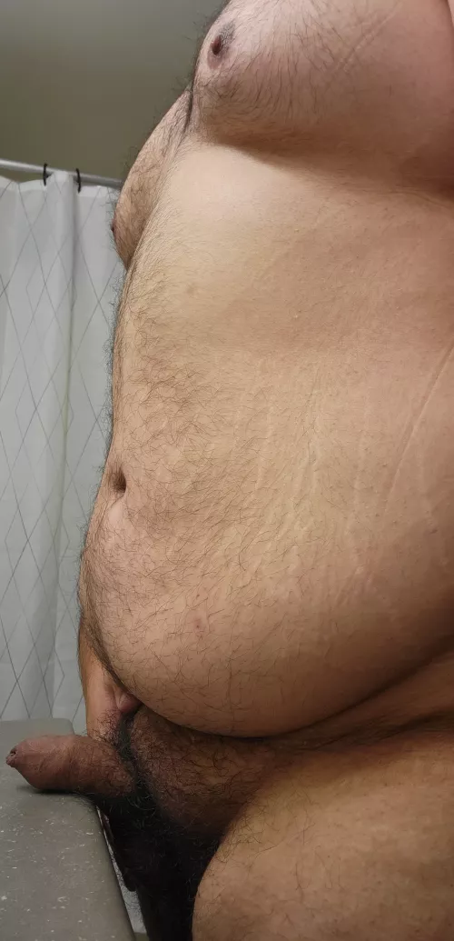 Felt a little extra thick this morming #tummytuesday Felt a little extra thick this morming #tummytuesday