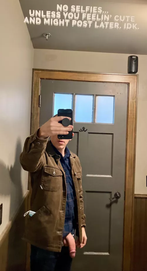 ๐คทโโ๏ธ felt cute later