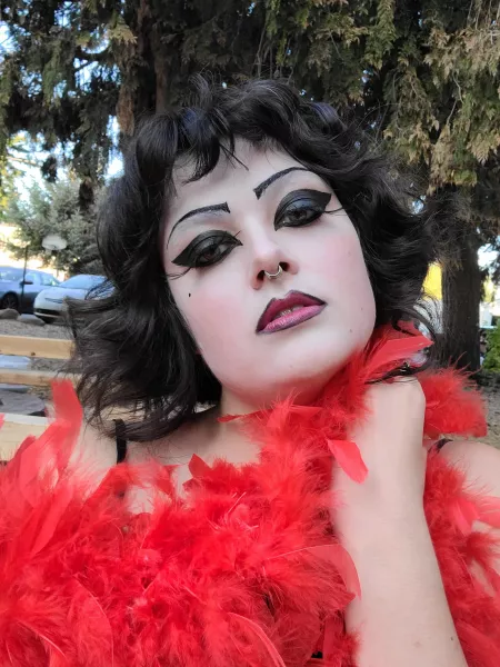 Felt hot as fuck wearing this look out to go see rocky horror Felt hot as fuck wearing this look out to go see rocky horror