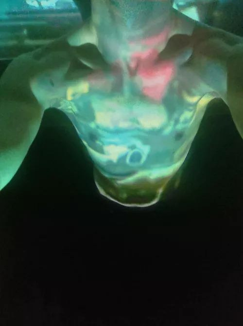 Felt hot being projected on Felt hot being projected on