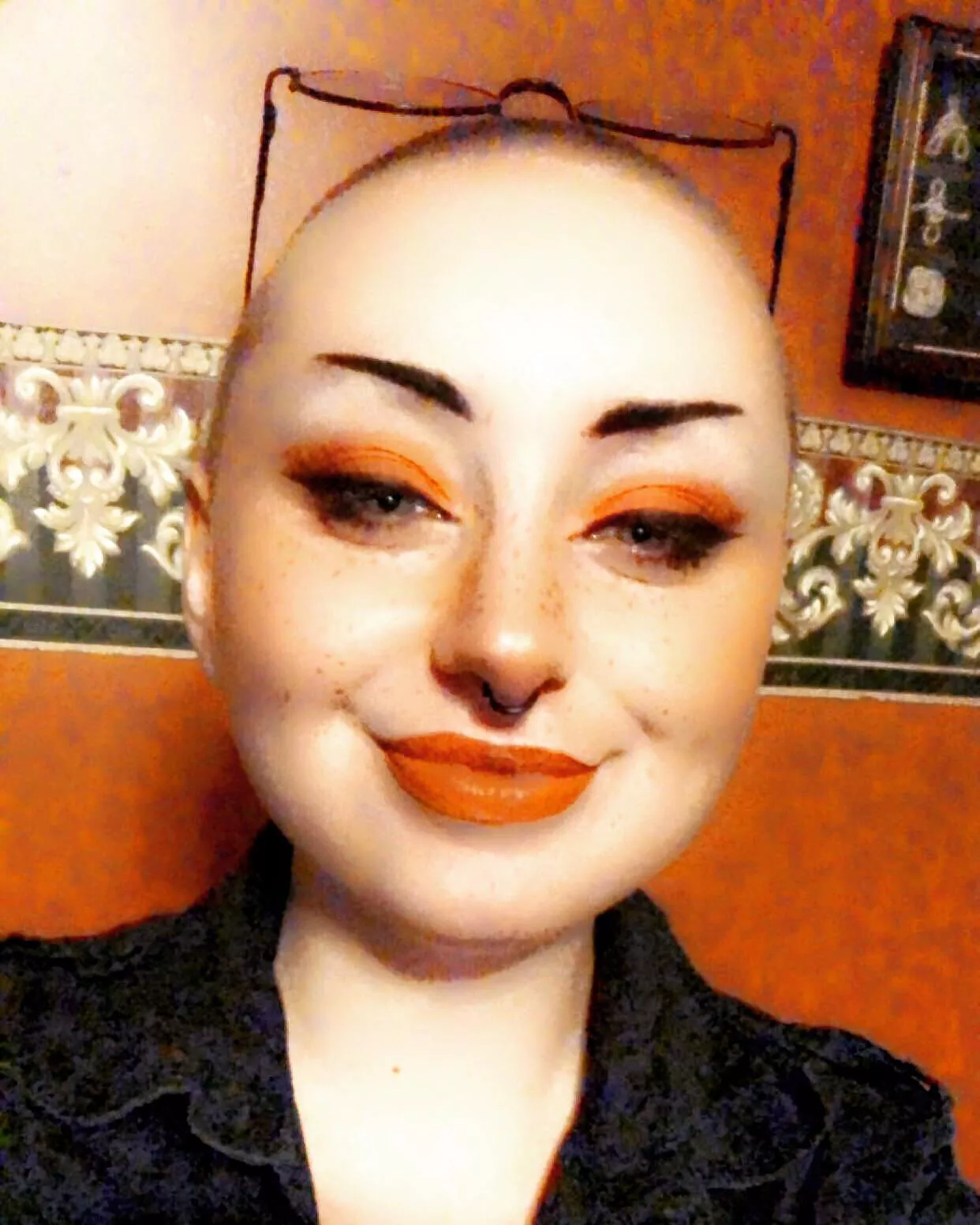 Felt powerful 🧡 loving my new orange pallet Felt powerful 🧡 loving my new orange pallet