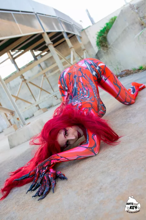 Female Carnage cosplay by Kate Key Female Carnage cosplay by Kate Key