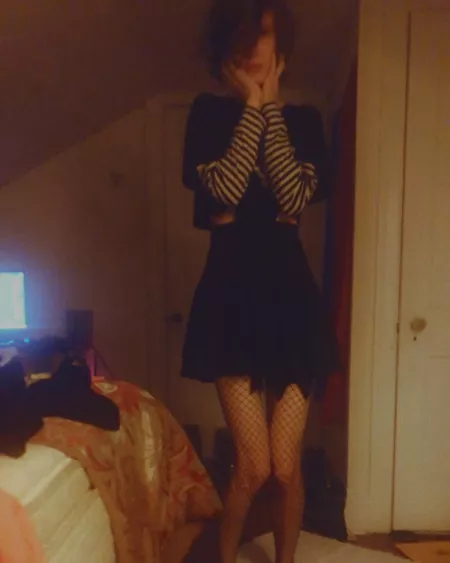 Femboy Friday! Take a more, uh goth?maybe? Aesthetic today! Femboy Friday! Take a more, uh goth?maybe? Aesthetic today!