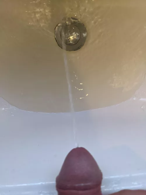 Filling up the sink
