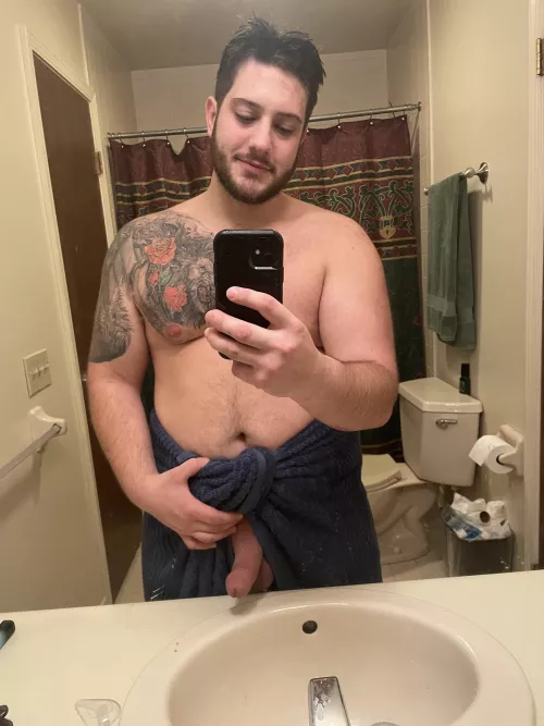 Finally clean after work