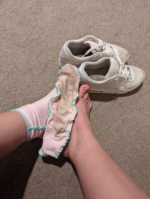 Finally coming off after whole day