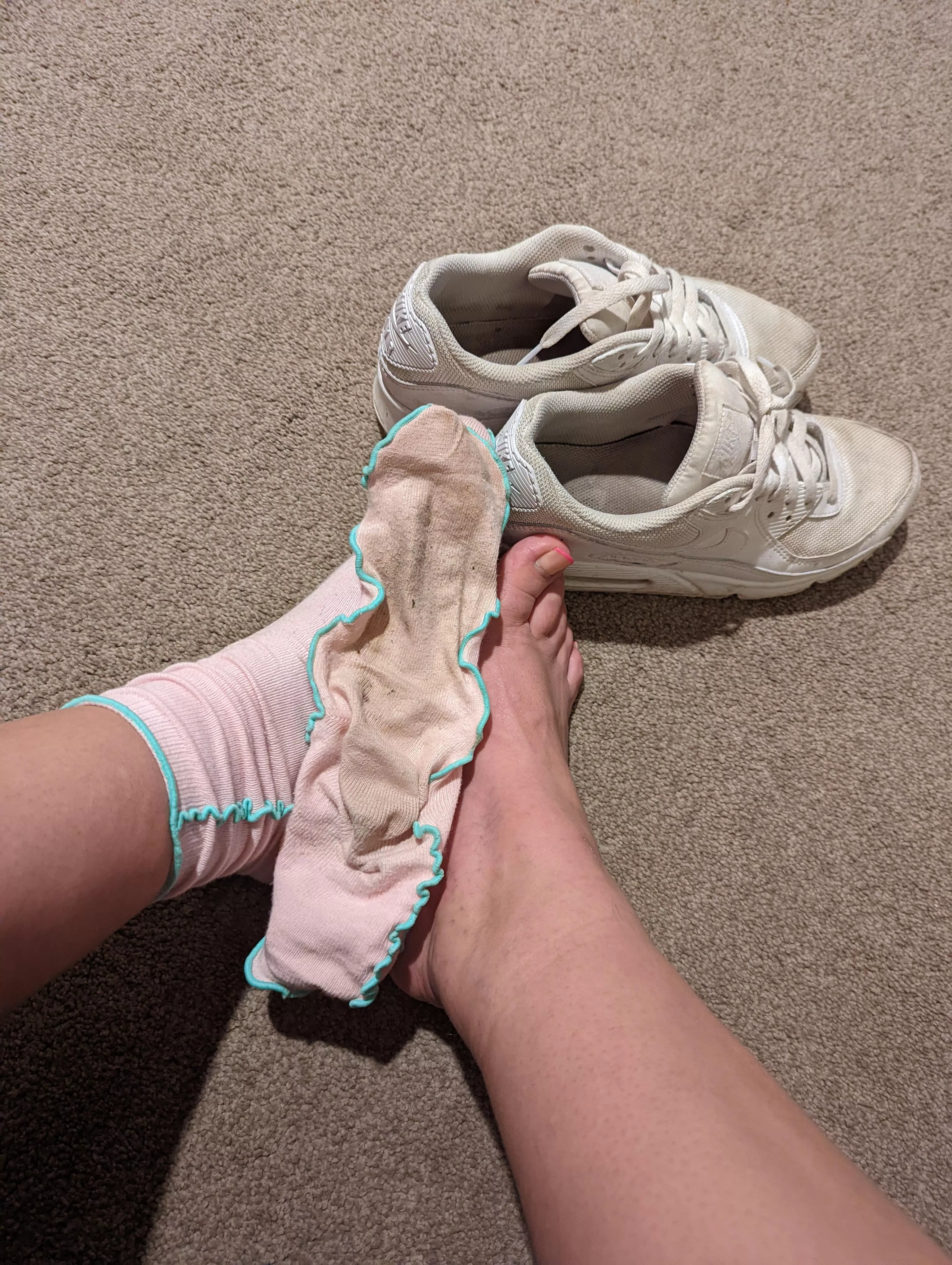 Finally coming off after whole day