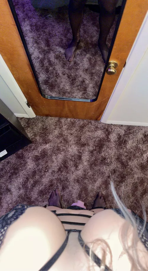 Finally got that sissy dream view!! ๐ Finally got that sissy dream view!! ๐