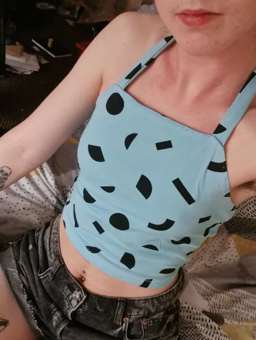 Finally wore this top I made a while ago. How do I look? Finally wore this top I made a while ago. How do I look?