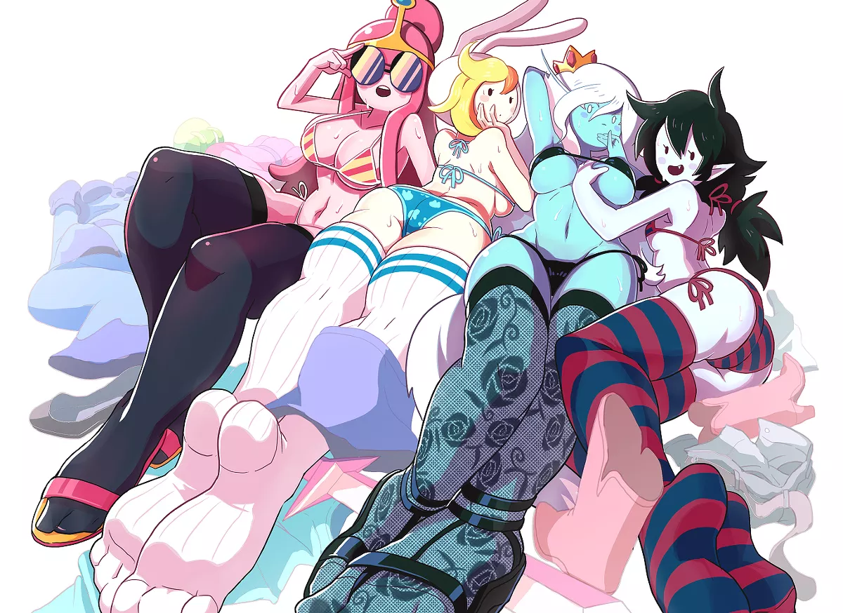 Marceline From Adventure Time Porn - Fionna, Princess Bubblegum, Ice Queen, Marceline [Adventure Time]  (Gashi-Gashi) nudes : ATPorn | NUDE-PICS.ORG