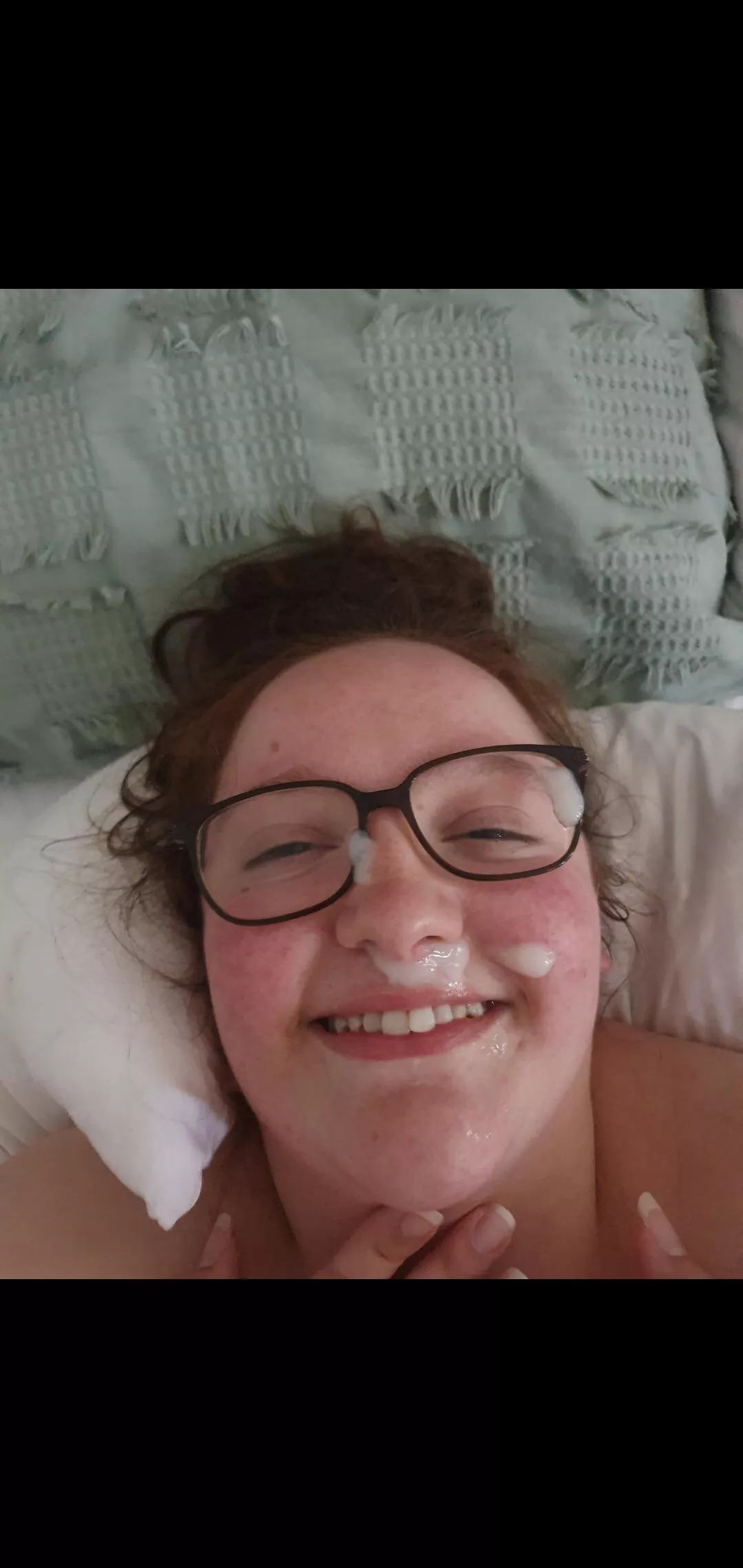 First big load on my glasses 🥵 First big load on my glasses 🥵