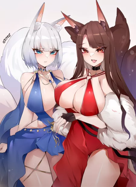 First Carrier Division's Evening Out(Akagi, Kaga) First Carrier Division's Evening Out(Akagi, Kaga)