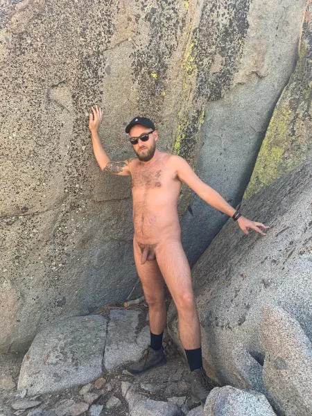 First naked hike! First naked hike!