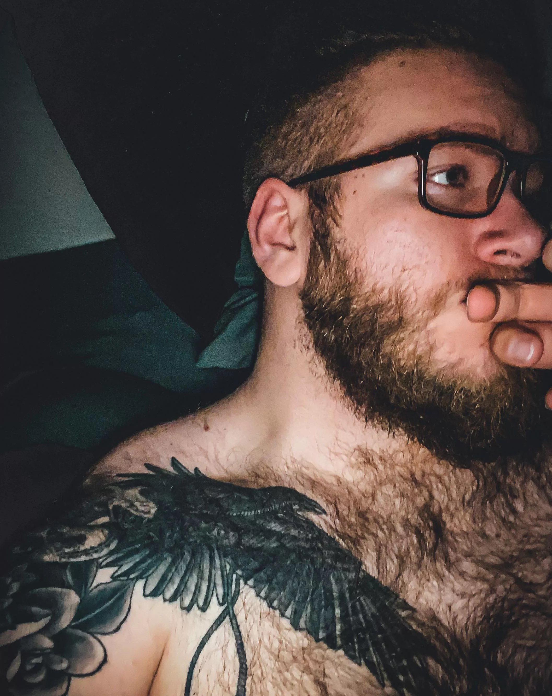 First night all week to be alone in bed, I’m so lonely