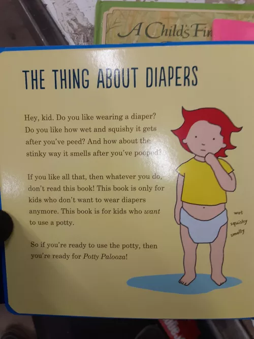 First page from a children's book titled 