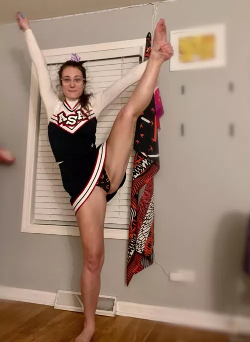 First post! Decided to be a cheerleader for Halloween...turns out my uniform from 6th grade still fits First post! Decided to be a cheerleader for Halloween...turns out my uniform from 6th grade still fits