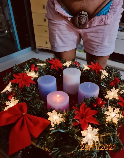 First Sunday of Advent⦠marks the start of my Christmas chastity tasks