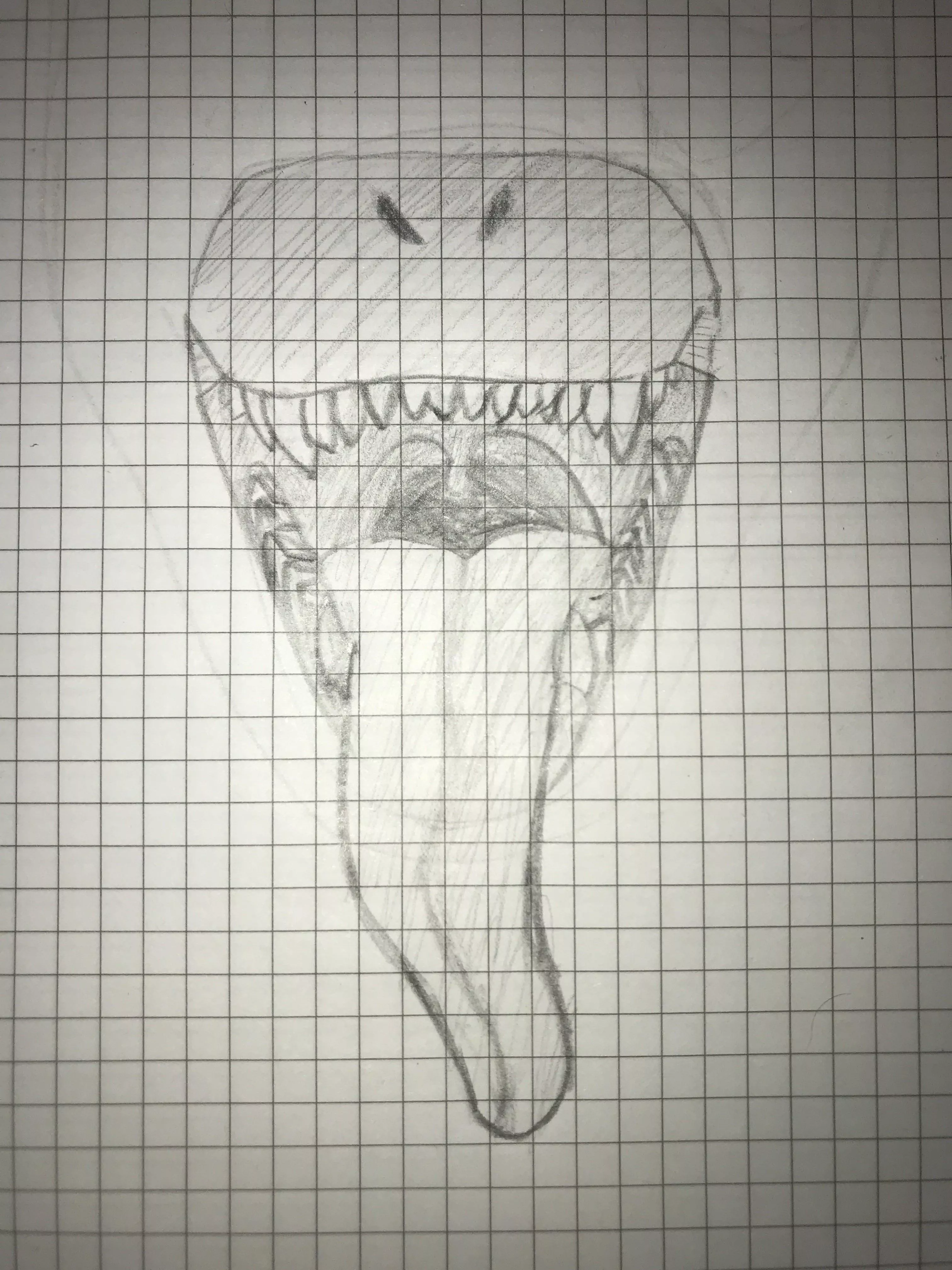 First time drawing a maw. I think I did a decent job- First time drawing a maw. I think I did a decent job-