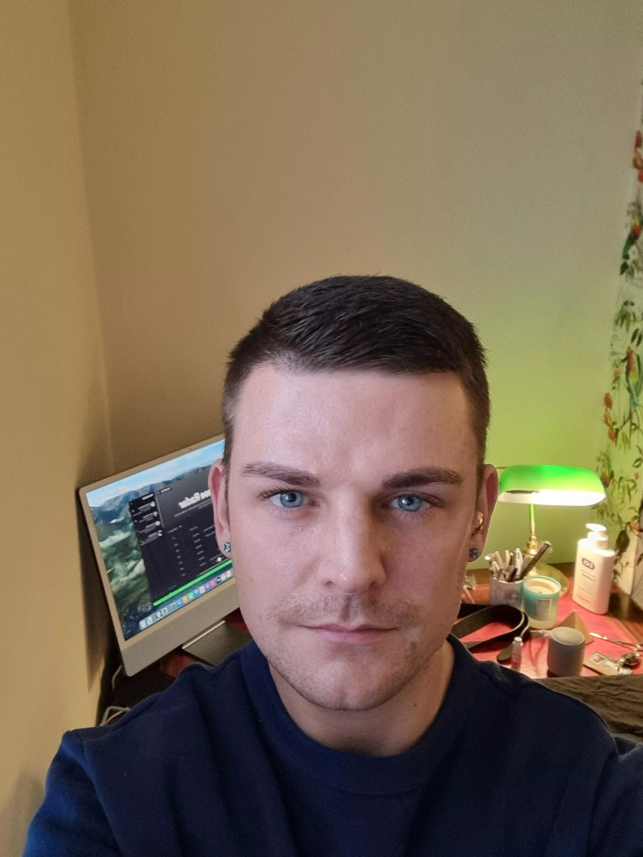 First time in my life growing a mustache 😅 let me know what you think.