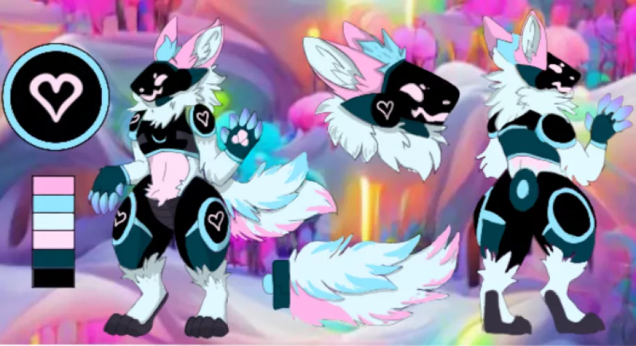 First time posting here, this a drawing of my fursona called Lulu! (art by me)