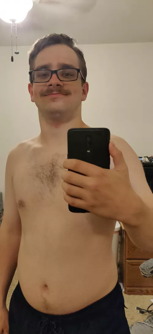 first time shaving my beard, decided to leave my stache first time shaving my beard, decided to leave my stache