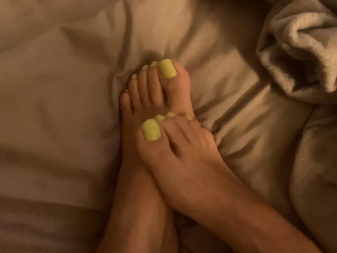 First time trying this color on my toes