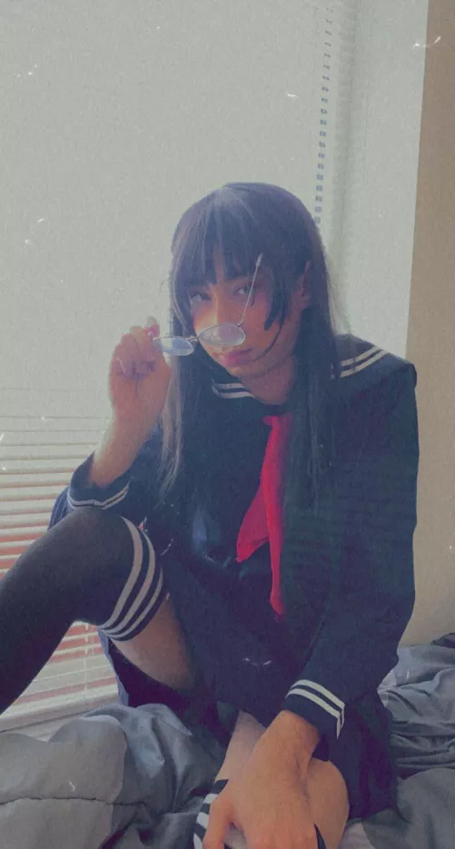 First time using makeup and a wigs. Pretty good at sissifying myself huh?