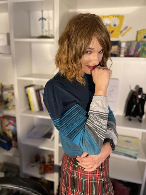 First time wearing a skirt! (And first time posting here)