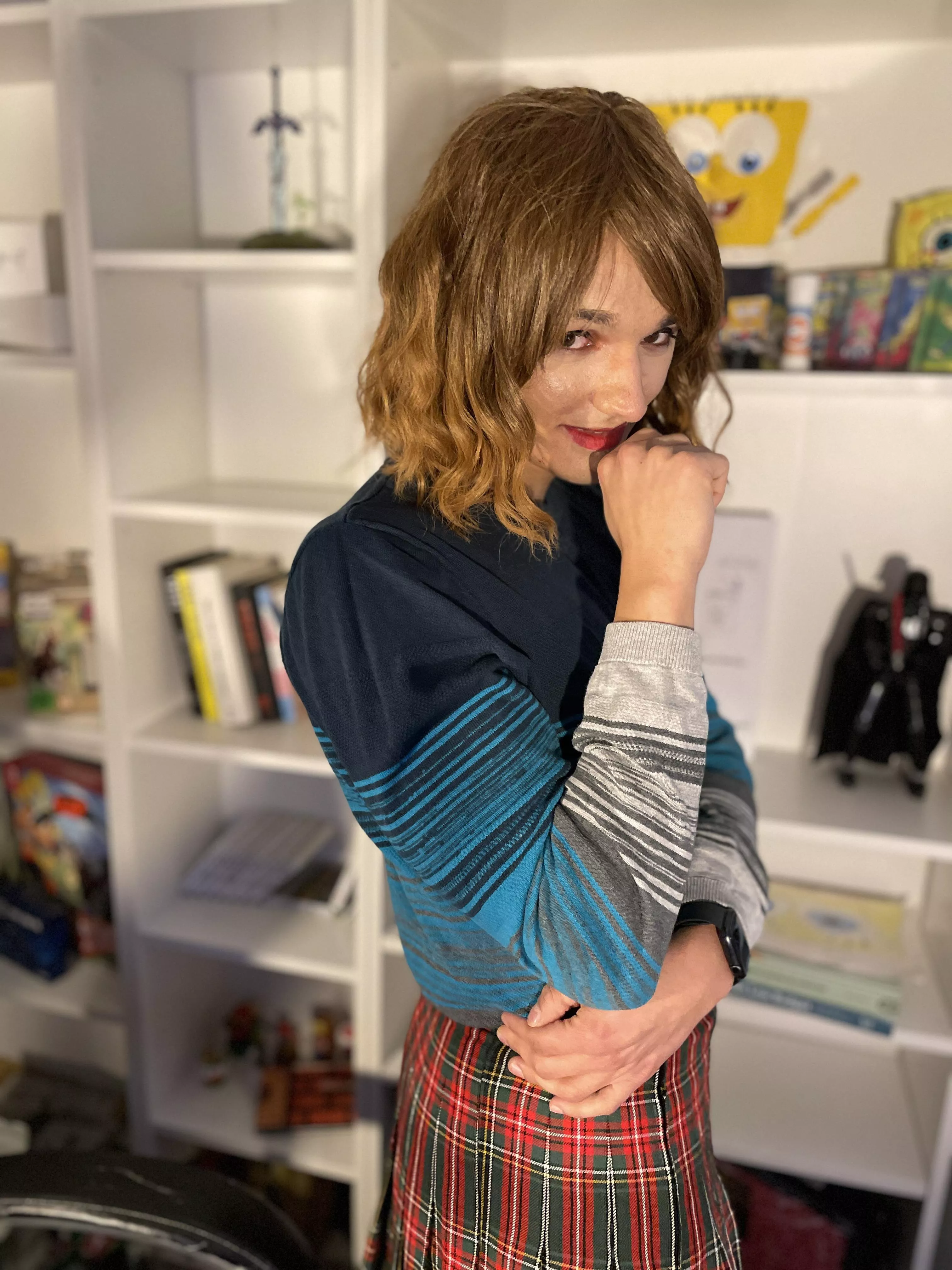 First time wearing a skirt! (And first time posting here)