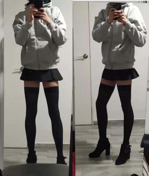 first time wearing high heels and I love them๐ฅฐ, should I post more with them? first time wearing high heels and I love them๐ฅฐ, should I post more with them?